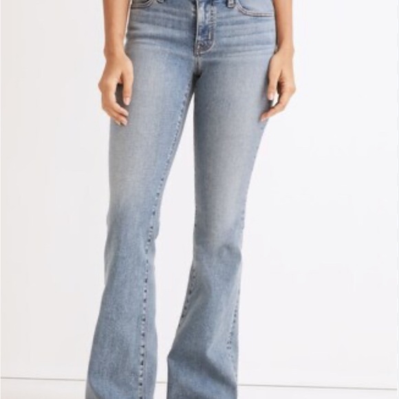 Madewell Denim - Madewell Light Blue Jeans NWT - Low Rise Skinny Flare Size 28 -$138.00 Retail